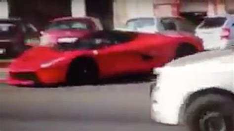 Video Watch A £1 Million Laferrari Crash On The Street In Hungary