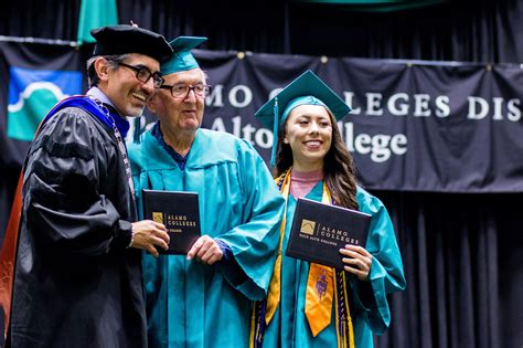 The Grandpa Granddaughter Palo Alto College Duo Graduated And Their