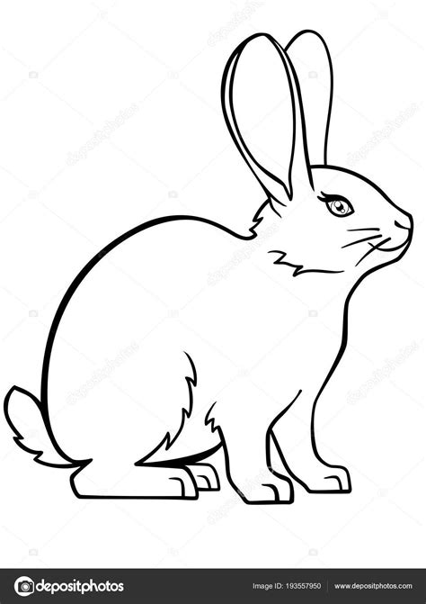 Hase vorlage zum ausdrucken petralang org hase bilder zum. Kaninchen Hase Lineare Zeichnung Eines Hasen Vorlage Zum Ausmalen in Hasen Zum Ausmalen ...