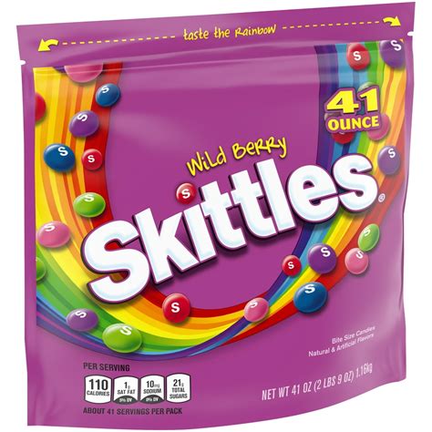 Skittles Wild Berry Chewy Candy Bag 41 Ounce