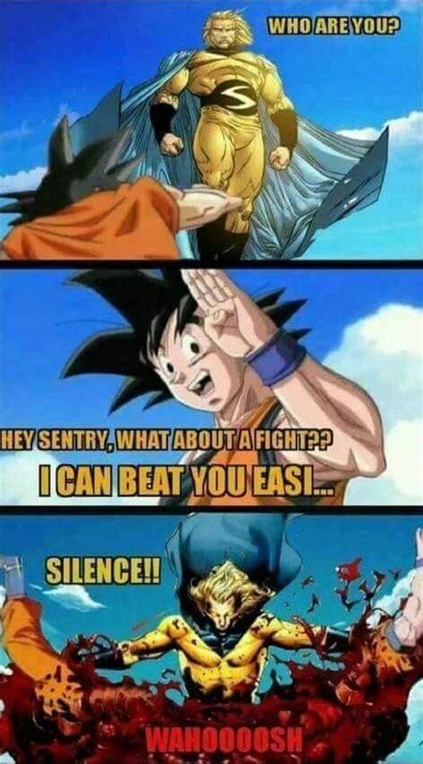 Who Would Win In A Battle Goku Or Sentry Quora