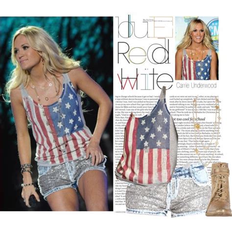 I Think I Would Feel Like Carrie Underwood In This Flagsequins