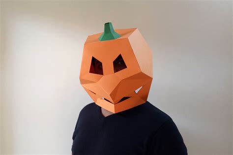 Diy Halloween Mask 3d Papercraft By Paper Amaze Thehungryjpeg