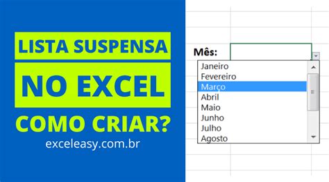 Lista Suspensa No Excel Maneiras De Cri Las Excel Easy