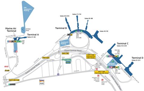Lga Terminal C Map