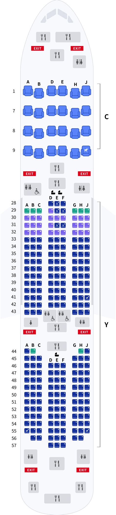 Boeing 787 9 Seating Chart Air France Elcho Table