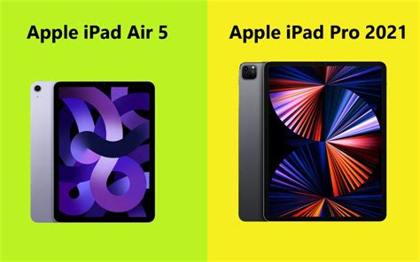 Apple Ipad Air 5 Vs Ipad Pro 2021 Whats The Difference Predikmyid