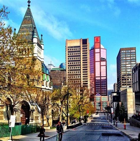 Centre Ville Montreal Downtown Montreal Montreal Ville Montreal