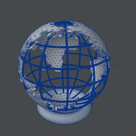 Globe 3d Model 3d Printable Stl