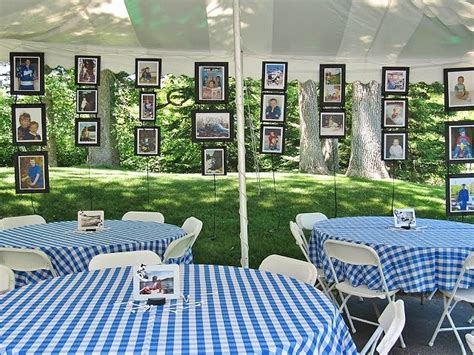 The party doesn't have to cost a fortune, either. 8 Of The Best Picture Display Ideas For Your Grad Party ...