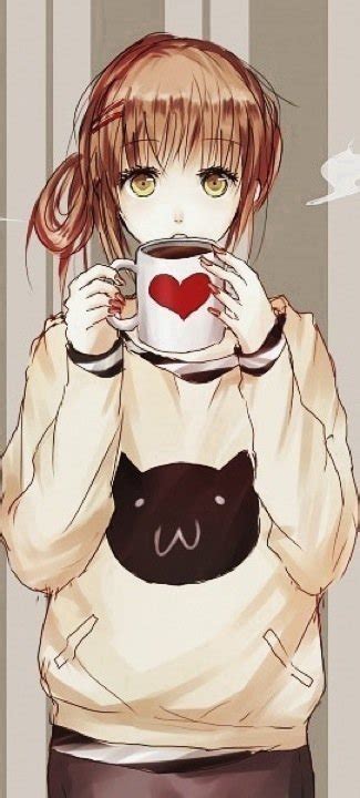 Even More Coffee We Heart It Anime Girl And Coffee