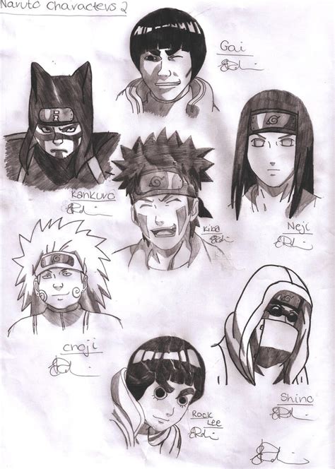 How To Draw Chibi Naruto Shippuden Characters