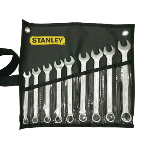 Stanley 87 033 1 Wrench Set Combination Slimline 9pc Met Shopee Malaysia