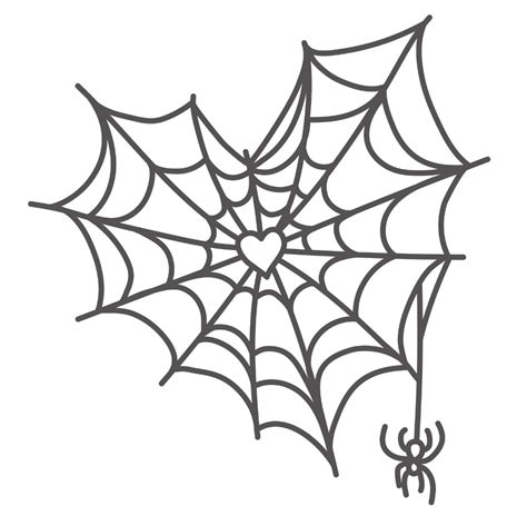 Spider Web Tattoo Drawing
