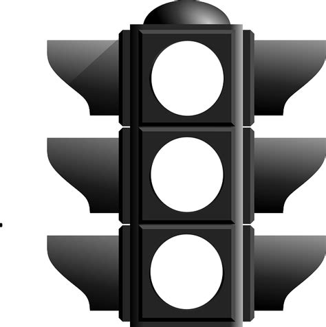 Free Vector Graphic Traffic Light Sign Stop Blank Free Image On