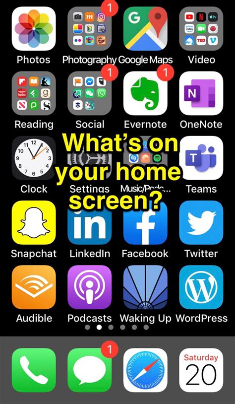Whats On Your Home Screen Daily Ink By David Truss