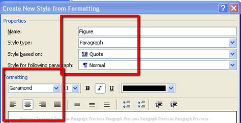 Word Set Up Create New Style Digital Publishing 101