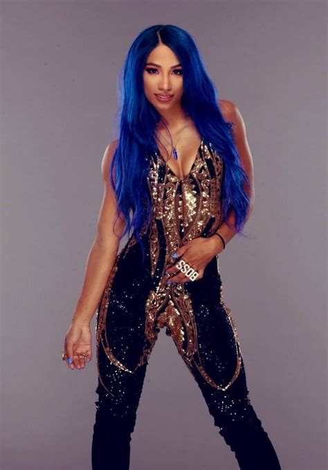 Sasha Banks Blue Lace Front Wig Women Sasha Bank