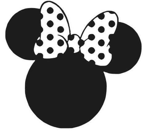 Download High Quality Minnie Mouse Clipart Silhouette Transparent Png