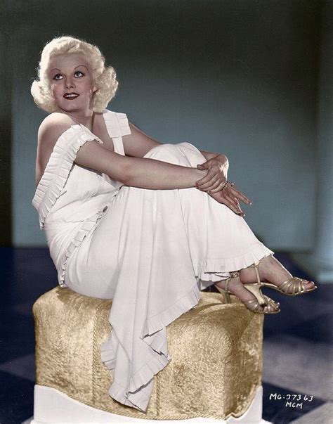 Beautiful Jean Harlow In Colorized Vintage Photos ~ Vintage Everyday