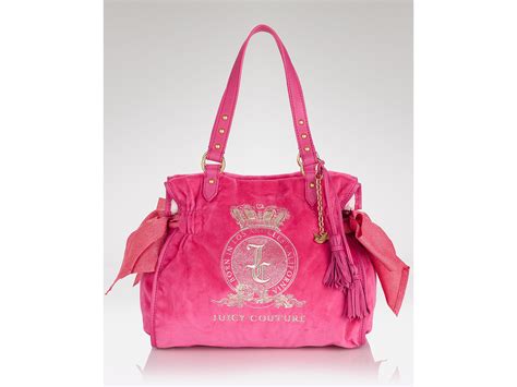 Juicy Couture Satchel A Pretty Day Ms Daydreamer In Pink Dragonfruit