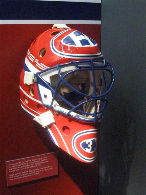 Patrick Roys Goaltender Mask Montreal Canadiens Hall Of F Flickr
