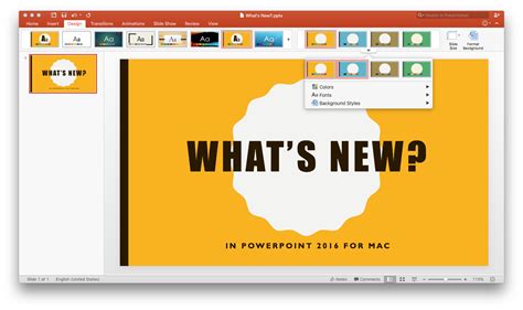 What's new in PowerPoint 2016 for Mac? - Microsoft 365 Blog