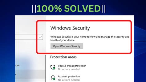 100 Fix Windows Security Not Openingworking On Windows 10 And 11 5
