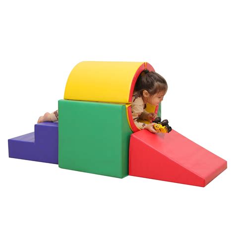Tolead Toddler Foam Climbing Set Indoor Kids Climb And Crawl Soft