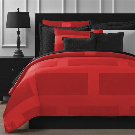 Comfy Bedding Frame Jacquard 5 Piece Comforter Set Navy Full Blue