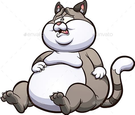 Fat Cat Cartoon