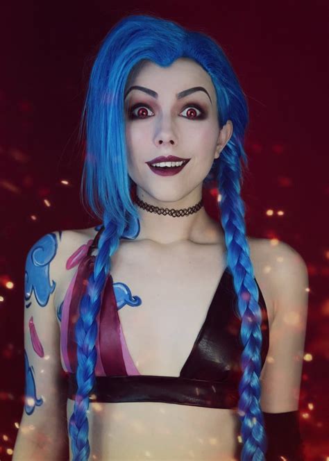 My Friend Hand Sowed And Crafted An Amazing Jinx Cosplay This Video
