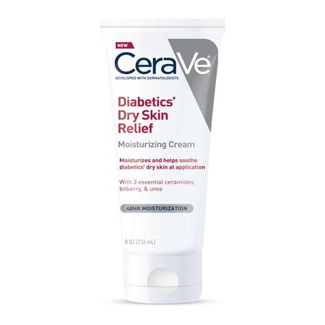 Cerave Diabetics Moisturizing Cream For Dry Skin 8 Oz