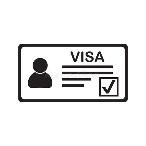 Logo Of Visa Application Centre Vector Illustration Stock