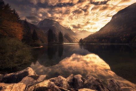 Nature Photography Landscape Fall Lake Mountains
