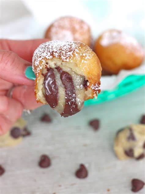 Mix the flour, baking powder, salt and cool butter together. Fried Cookie Dough | The BakerMama