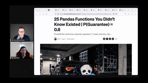 25 Pandas Functions You Didnt Know Existed Talk Python Live Stream