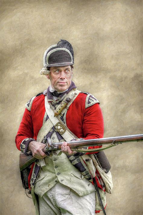 Faces Of The American Revolution British Soldier Digital Art By Randy
