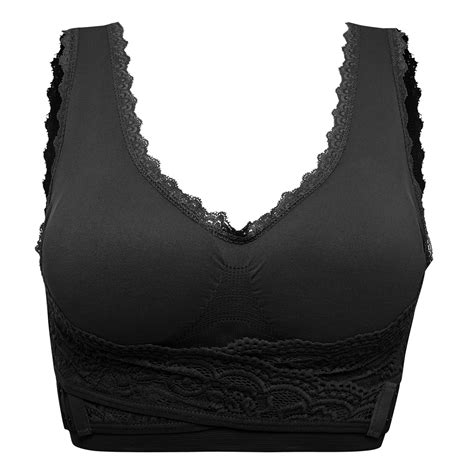 us women sports bra seamless front cross side buckle lace sport bra workout yoga ebay
