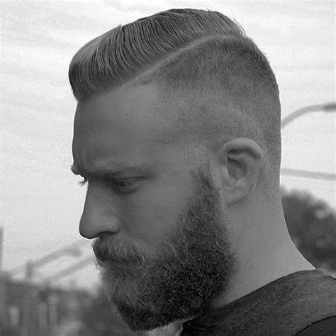 Here, hair is lifted a bit with the help of gel. Skin Fade Haircut For Men - 75 Sharp Masculine Styles