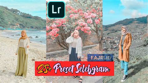 Lightroom presets are the perfect solution to refine your photographs without using any software, as it works by touching upon the finest. 25 Preset Lightroom Selebgram Terbaik XMP - fajri.id