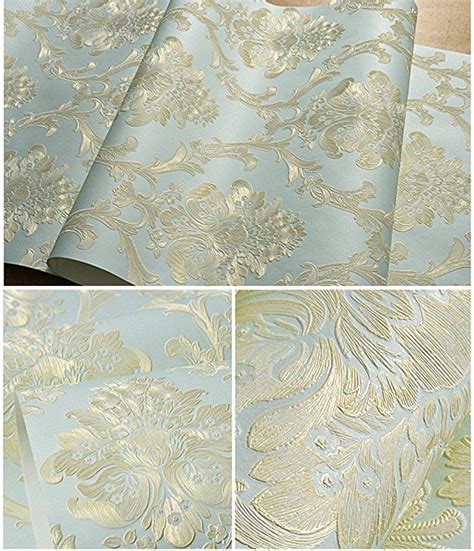 Funstick solid white wallpaper white peel and stick wallpaper matte white contact paper self adhesive thick removable wall paper roll for cabinets drawers dresser vanity desk nightstand 12 x 200. Removable Peel and Stick Damask Wallpaper Mural Roll ...