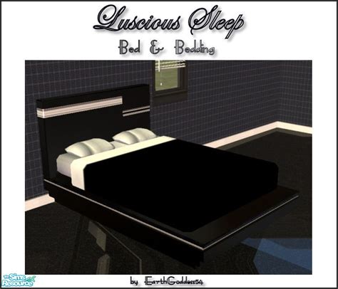 The Sims Resource Luscious Sleep Bed And Bedding