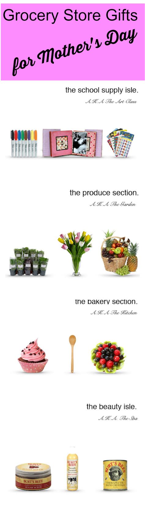 When it's time to choose. Grocery Store Gifts for Mother's Day via www.LilliBean23 ...