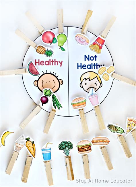 Preschool home activities also participates in affiliate programs with awin, shareasale, and other sites. Printable Food and Nutrition Activities for Preschoolers ...