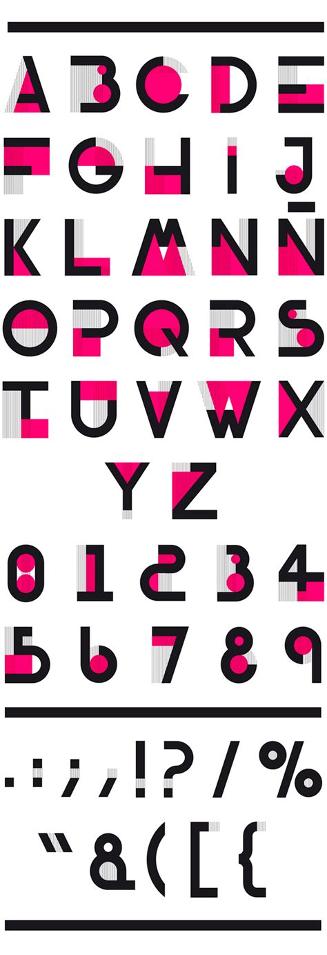 Abc Typographic Experiment On Behance