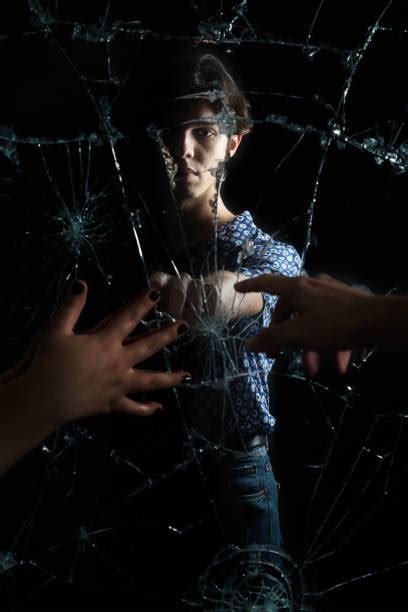 Man Broken Mirror Stock Photos Pictures And Royalty Free Images Istock