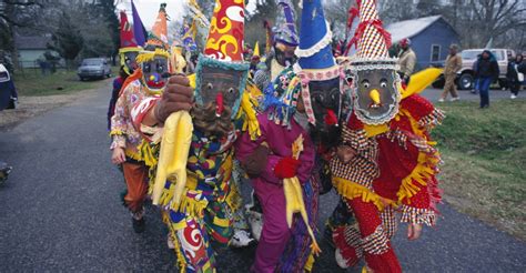 Parading Participants In A Cajun Mardi Gras Run Louisiana Pictures