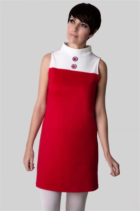 Love Her Madly ‘lola Red Dress With White Detail Mod One