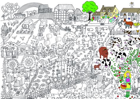Zoo Colouring In Poster